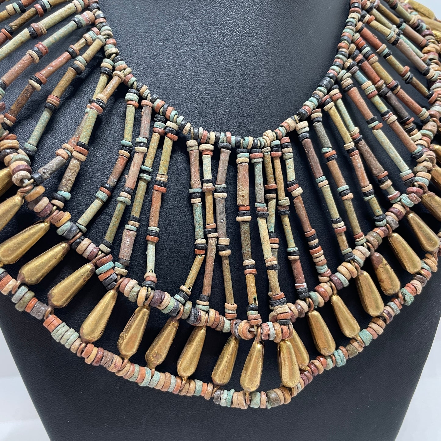 Vintage Beaded Bib Necklace