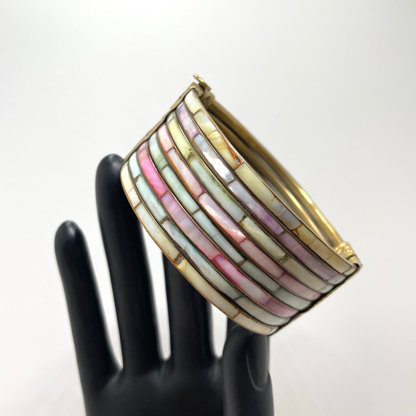 Vintage Enamel Bangle Bracelet