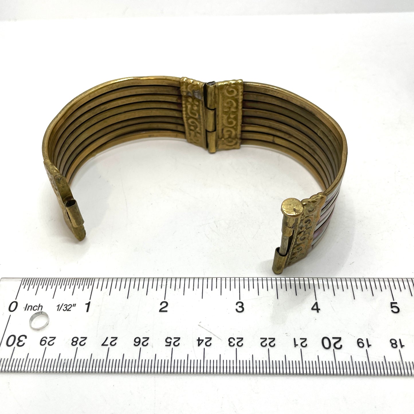 Vintage Enamel Bangle Bracelet