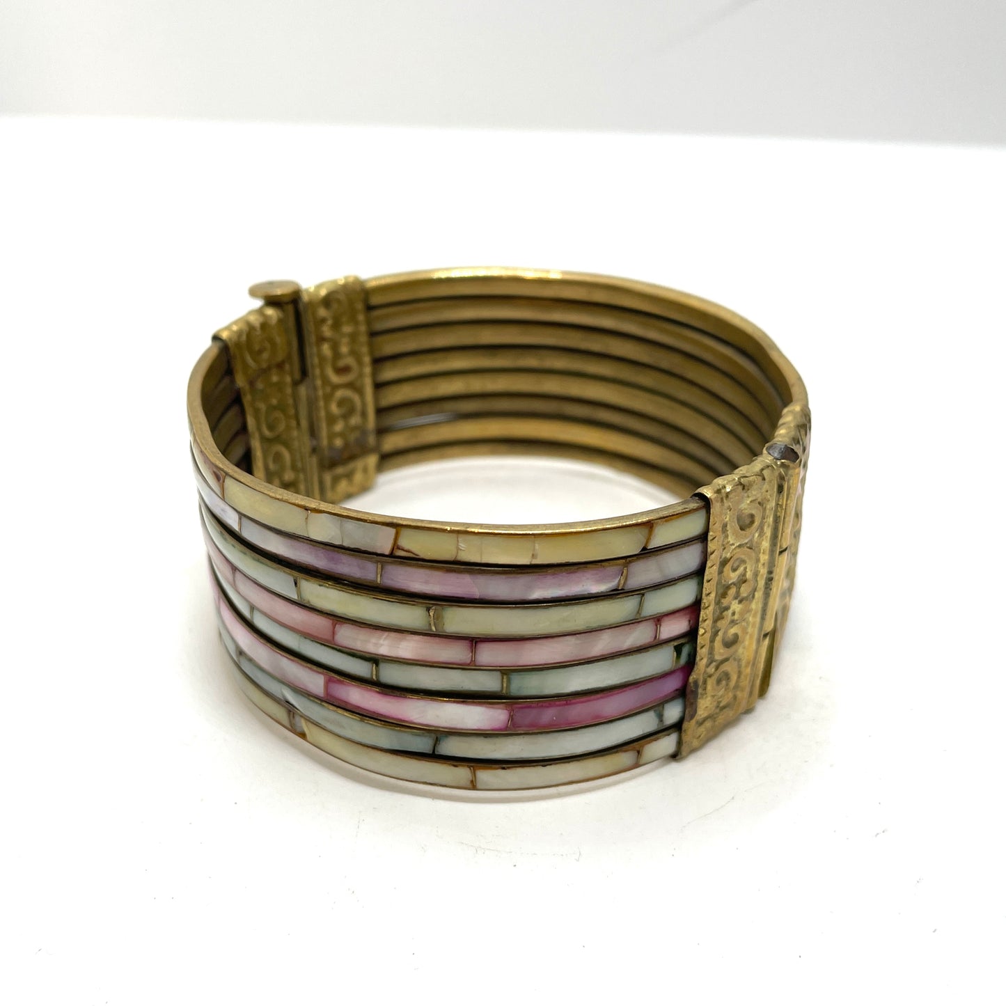Vintage Enamel Bangle Bracelet