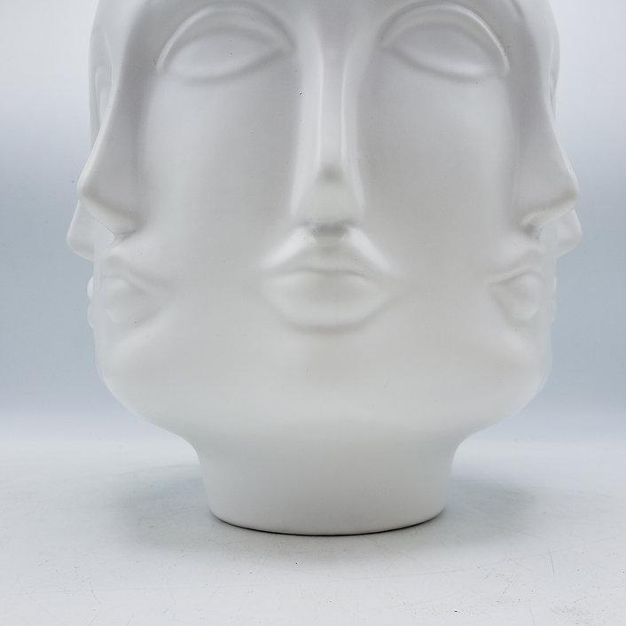 Jonathan Adler / Fornasetti Style Porcelain Head Vase