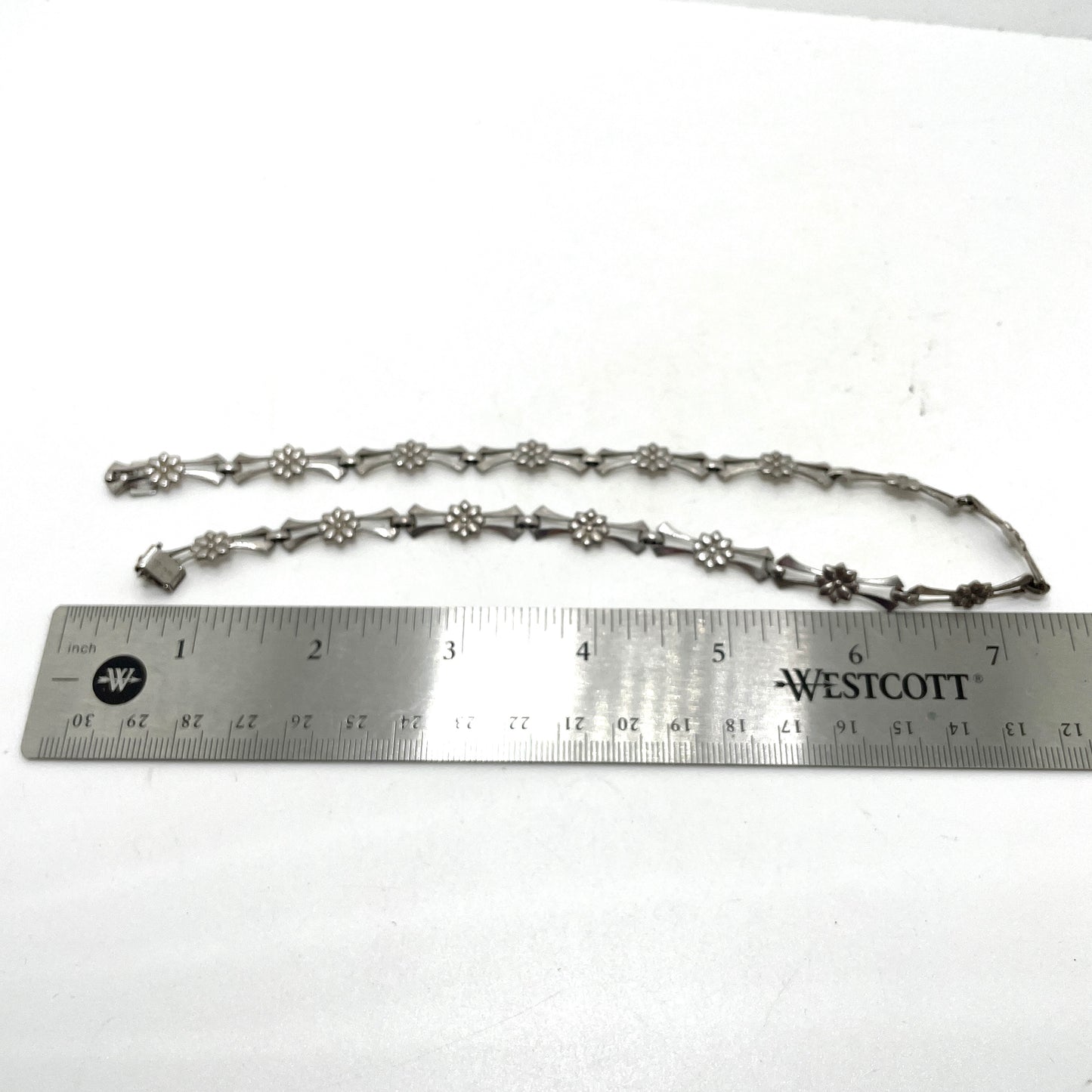 Sterling Silver Child's Flower Necklace