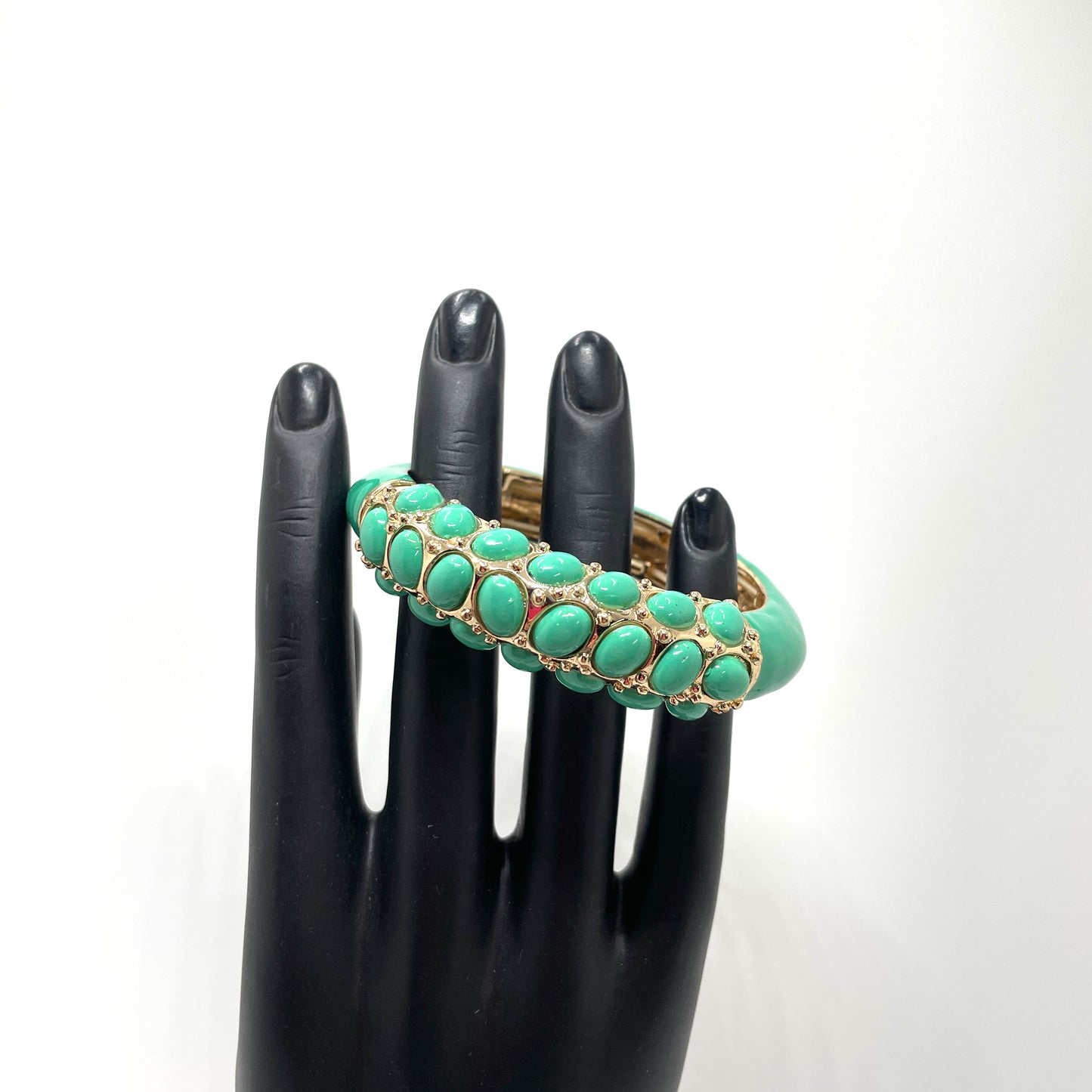 Vintage Green Stretch Bracelet