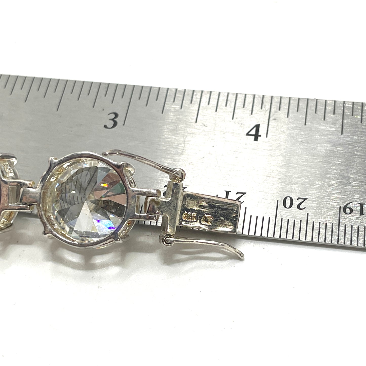 Sterling Silver & CZ Bling Tennis Bracelet