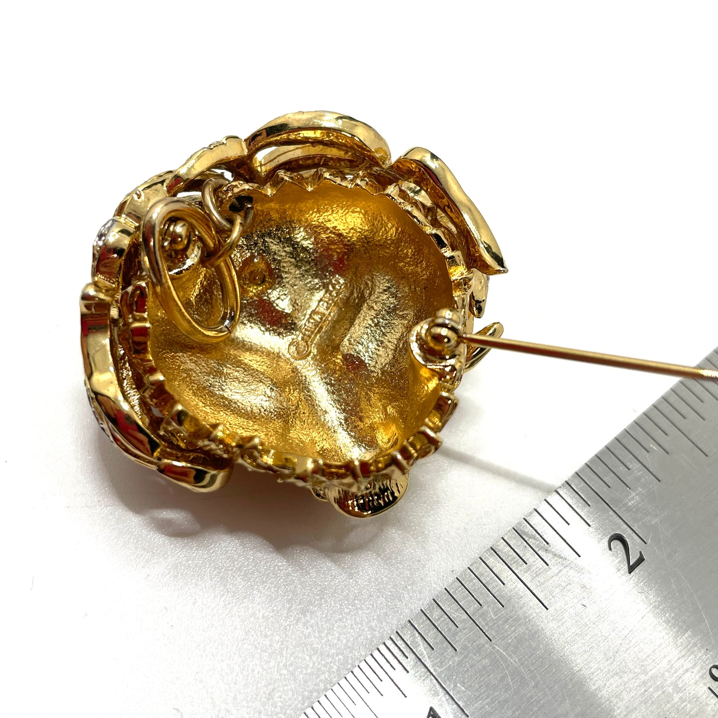 Designer Lion with Crystals Pin & Pendant