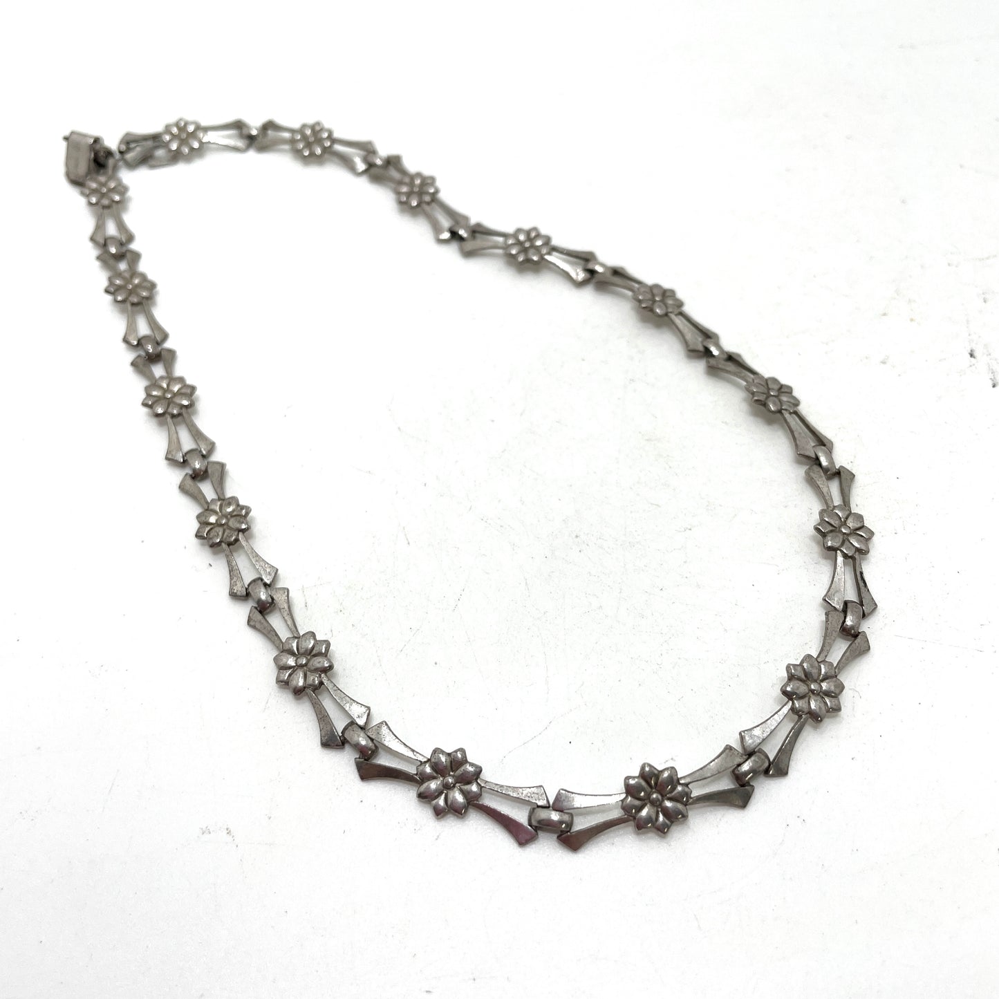 Sterling Silver Child's Flower Necklace