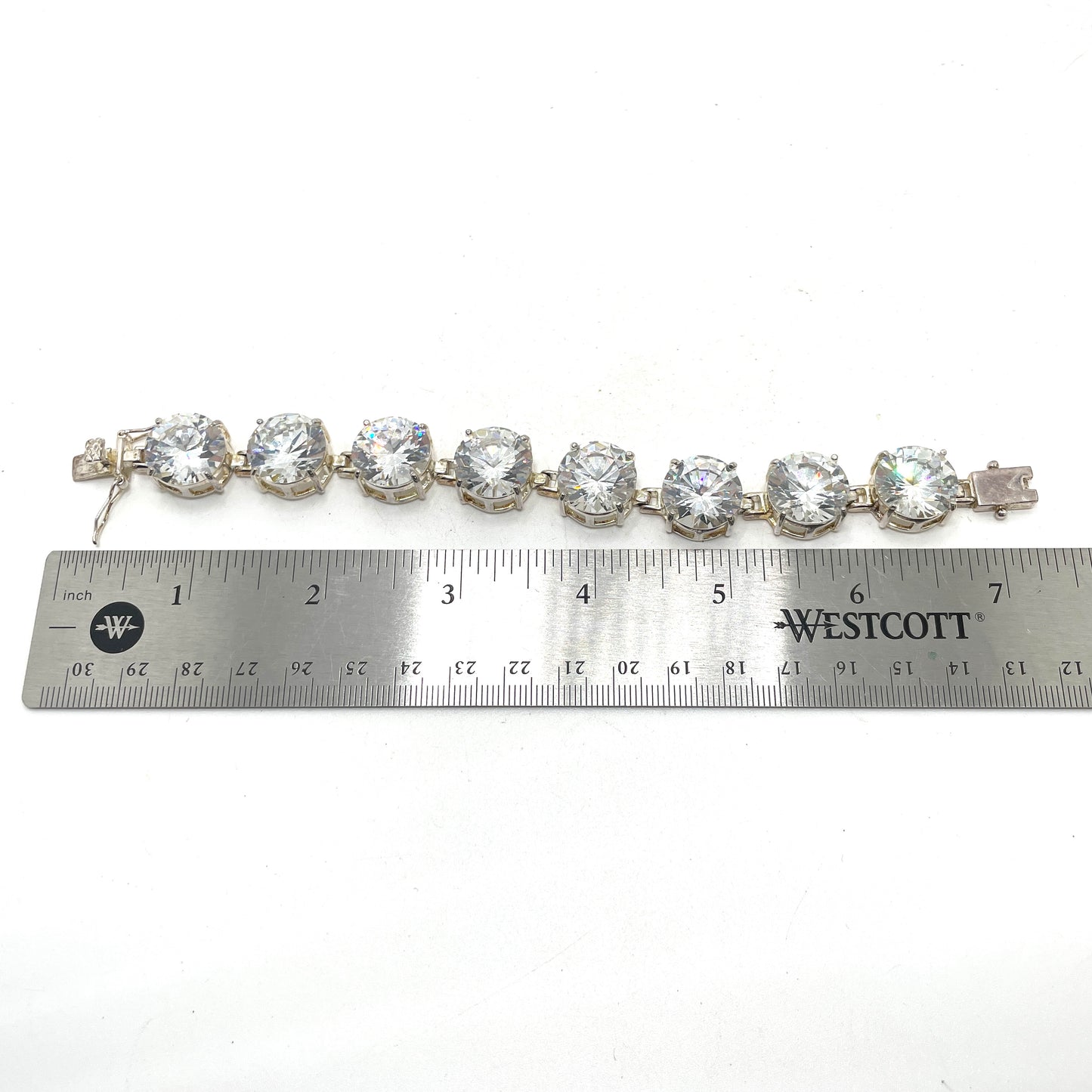 Sterling Silver & CZ Bling Tennis Bracelet