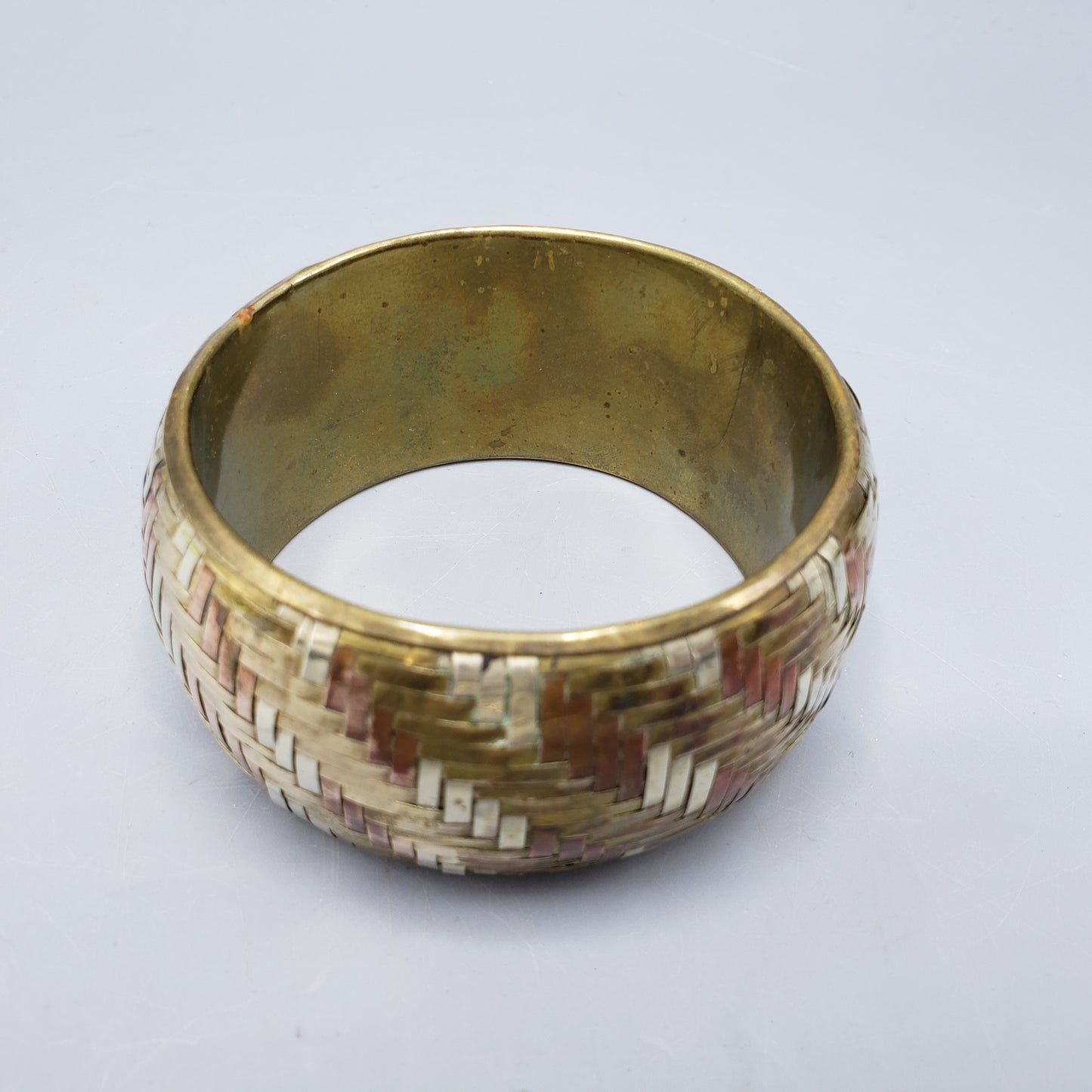 Mixed Metal Bangle Bracelet