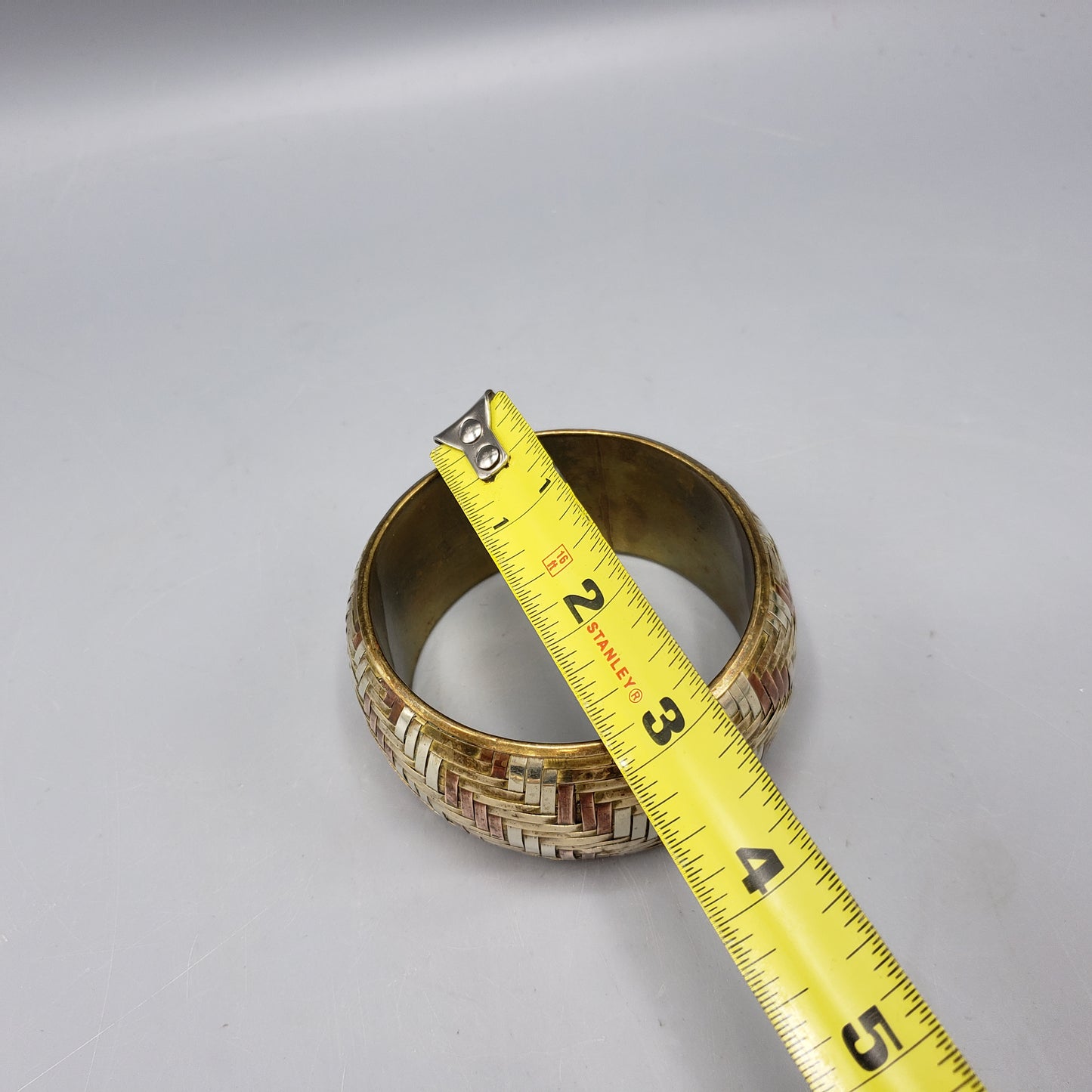 Mixed Metal Bangle Bracelet