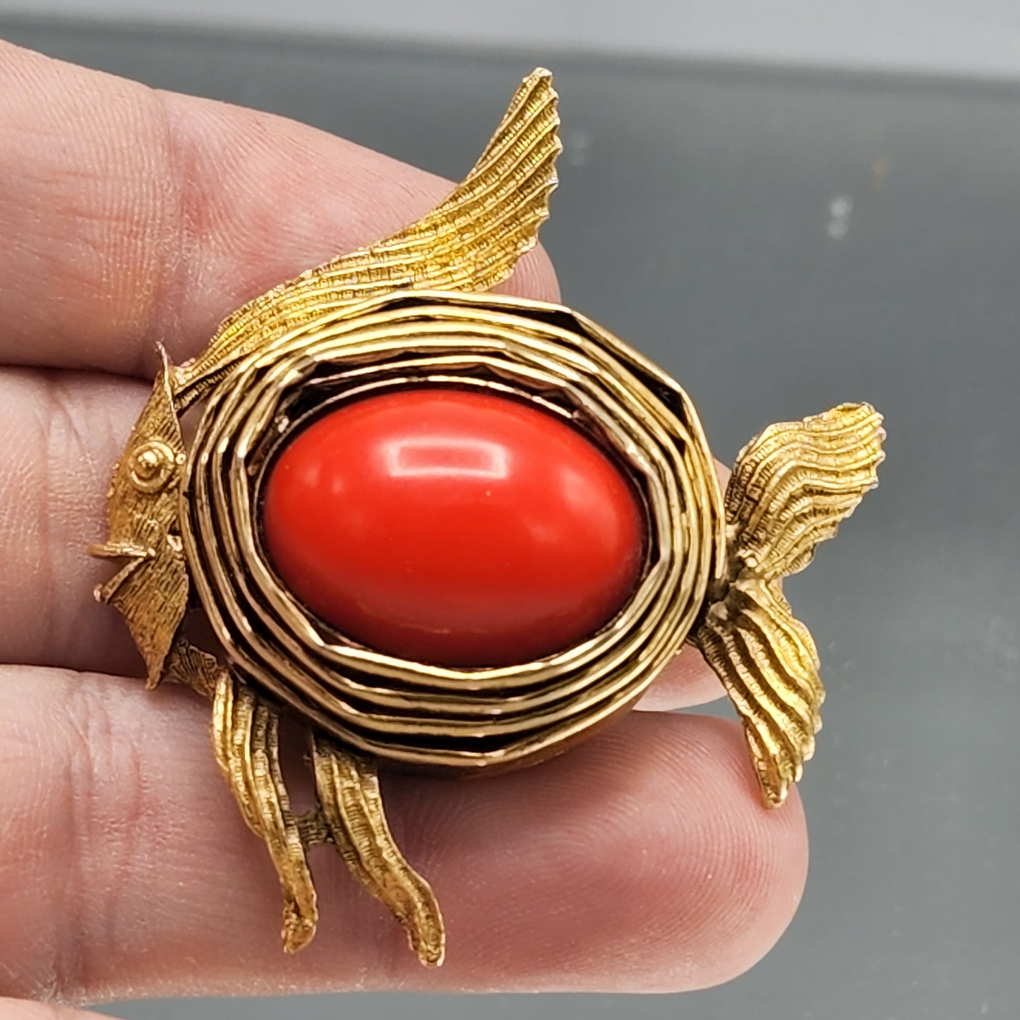 Funky Fish Pin / Brooch