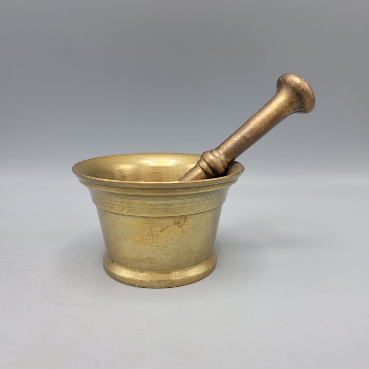 Vintage Brass Apothecary's Mortar and Pestle