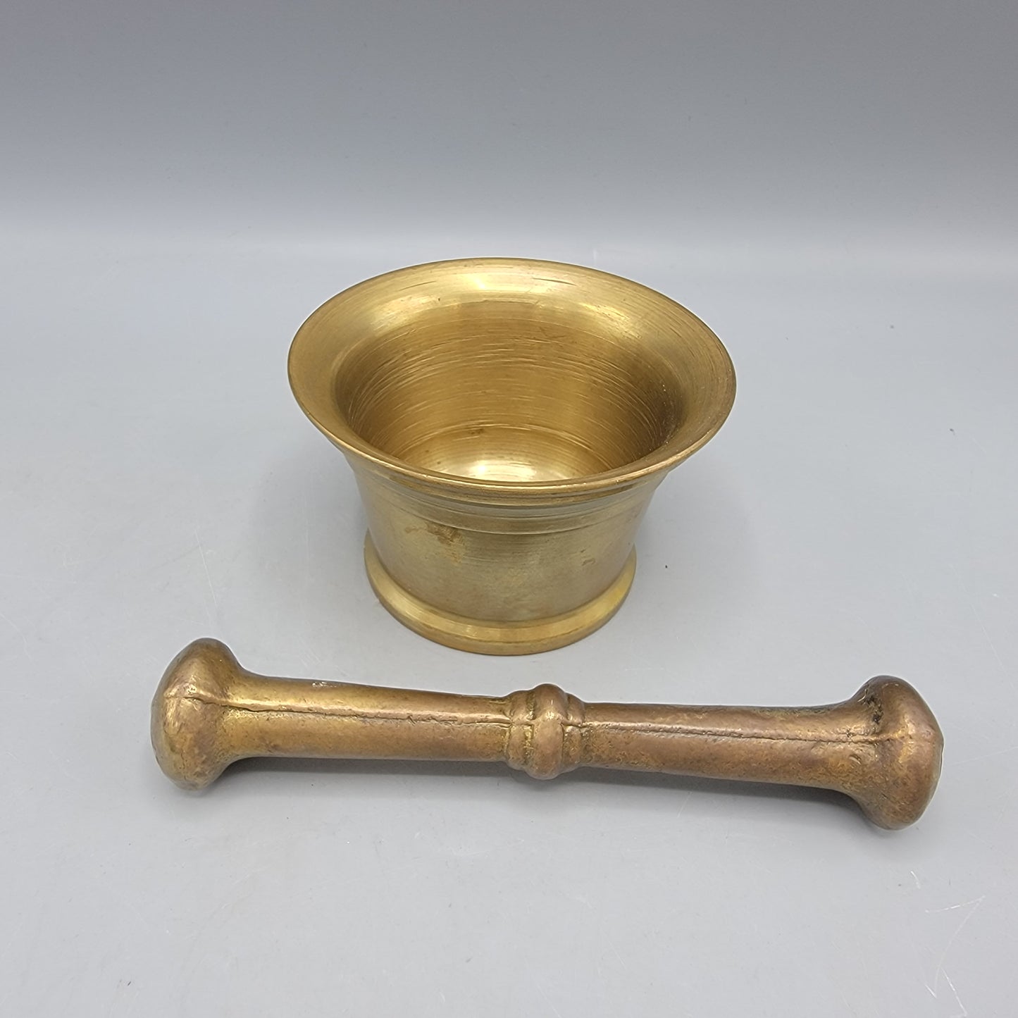 Vintage Brass Apothecary's Mortar and Pestle