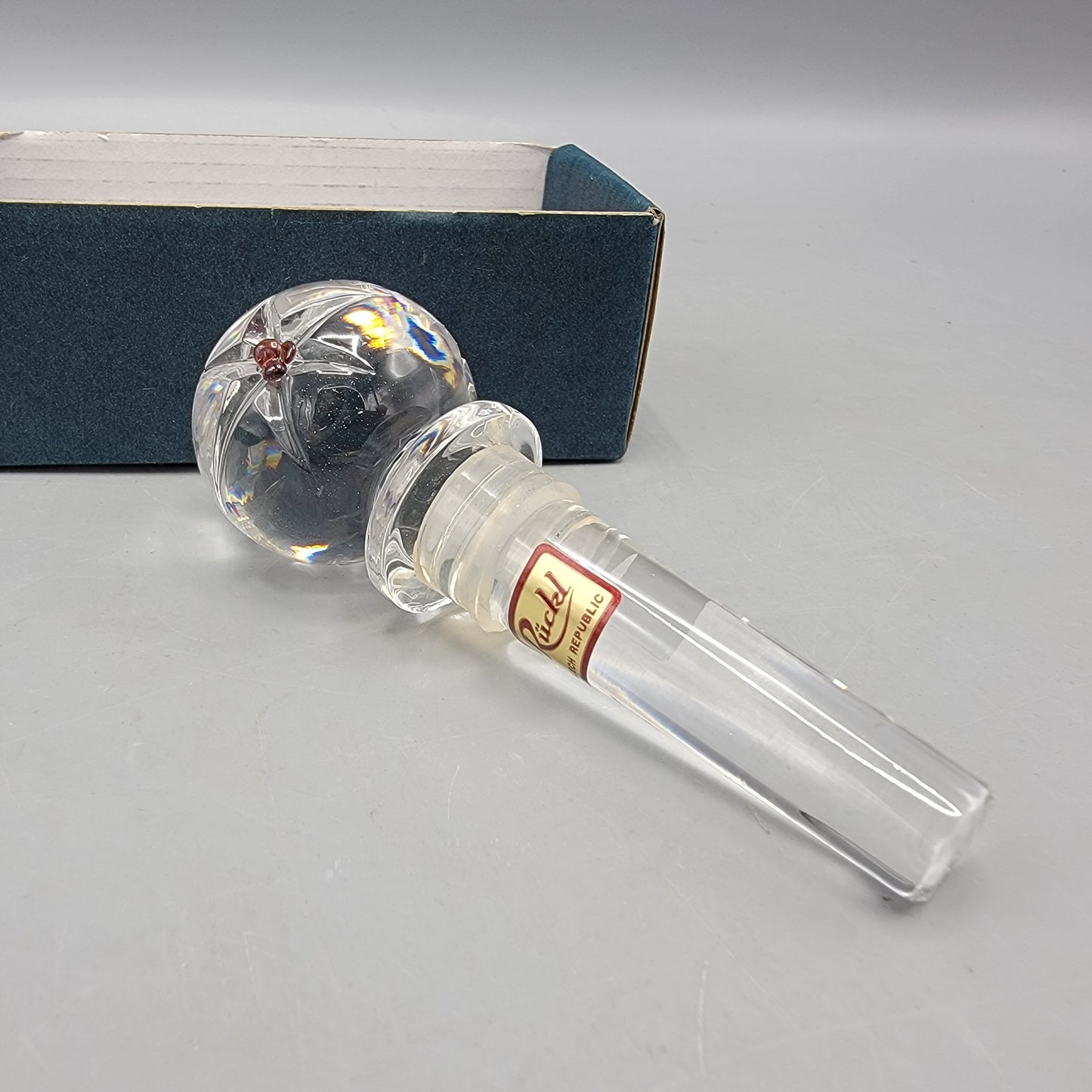 Ruckl Crystal Wine Bottle Stopper