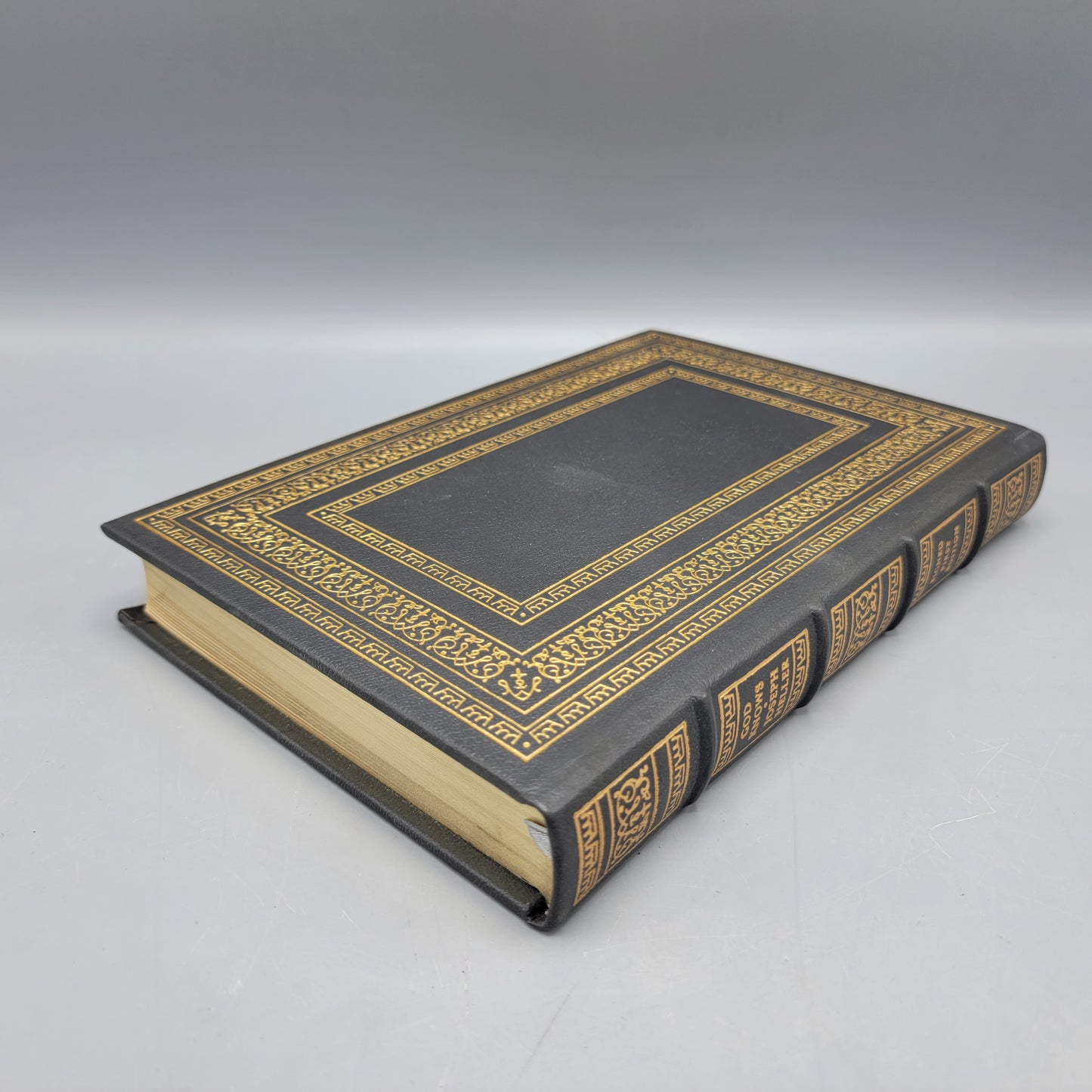 Franklin Library Leatherbound Book Joseph Heller God Knows Signed First Edition