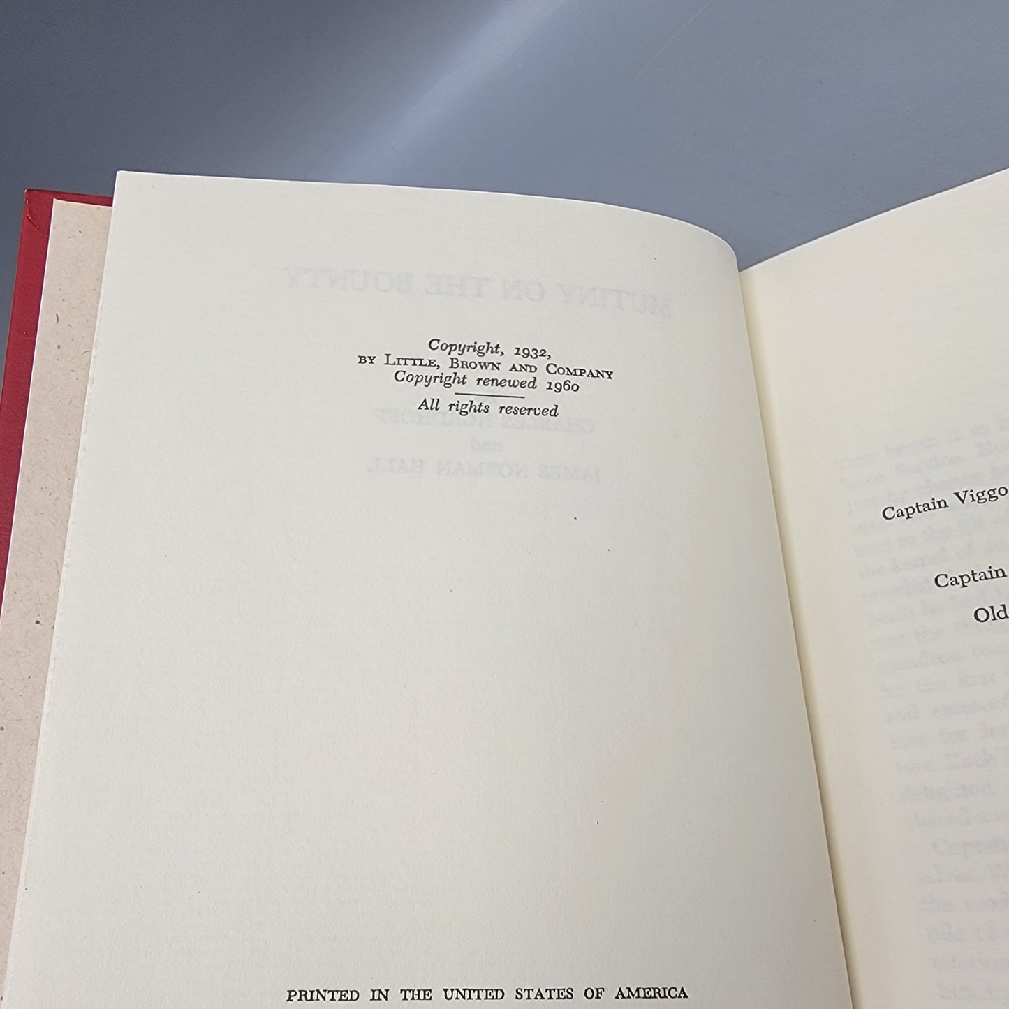 International Collectors Library Charles Nordhoff and James Norman Hall Mutiny on the Bounty