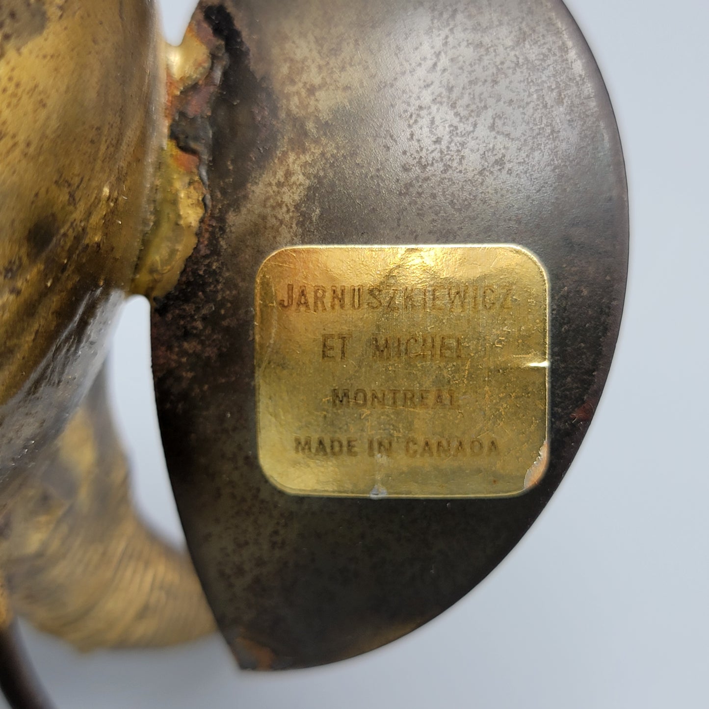 Jarnuszkiewicz Montreal Gilded Metal Elephant Figurine