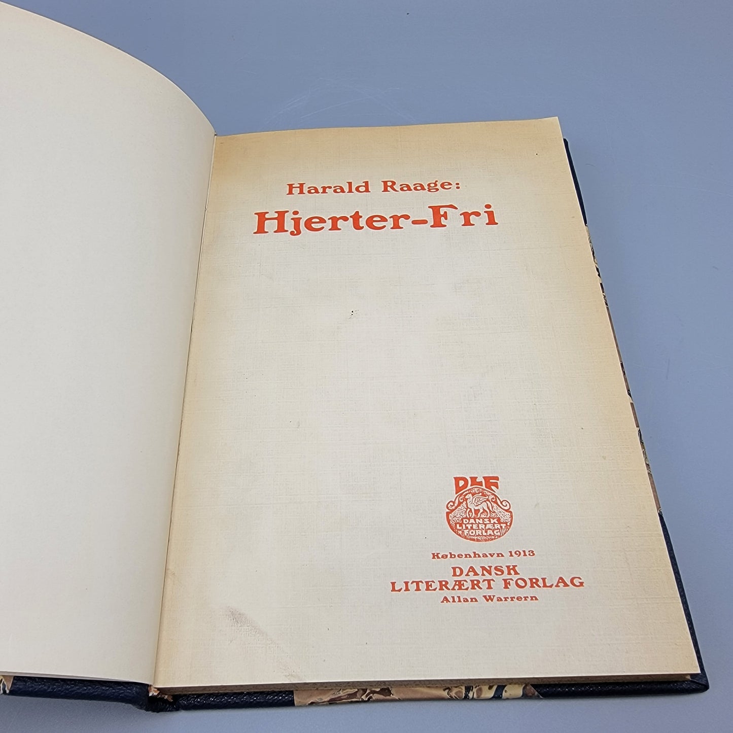 Book - Harland Raage Hjerter-Fri (Hearts Free)