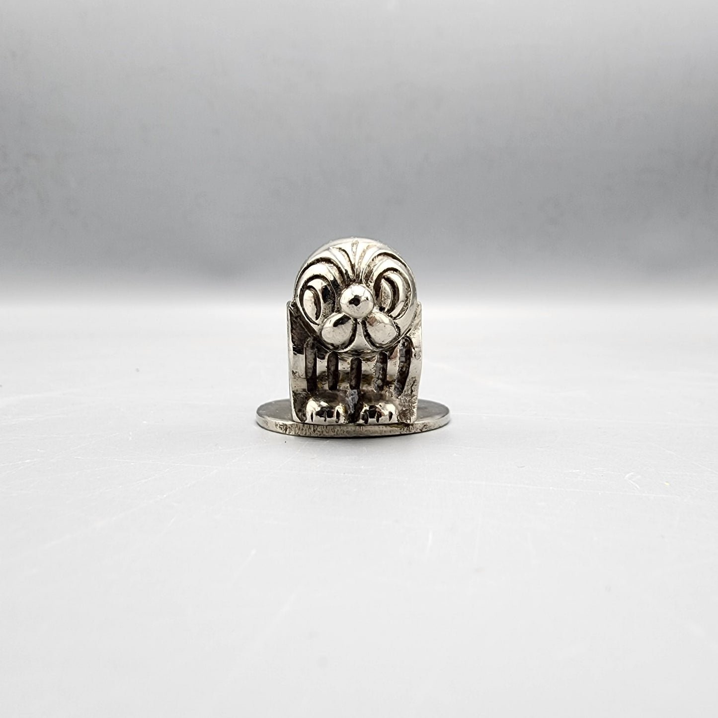 Art Deco Werkstätte Hagenauer Wien Chrome Puppy Dog