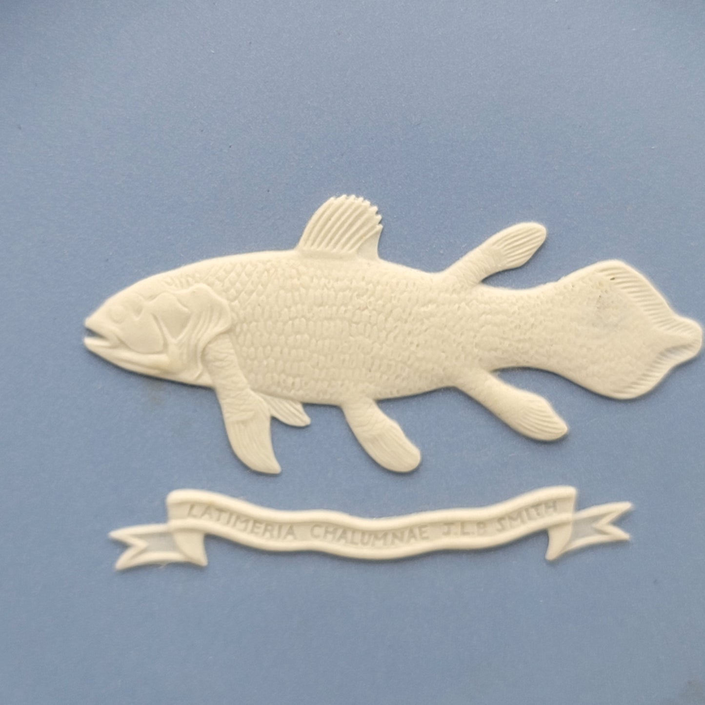 Wedgwood Light Blue Jasperware Coelacanth Plate