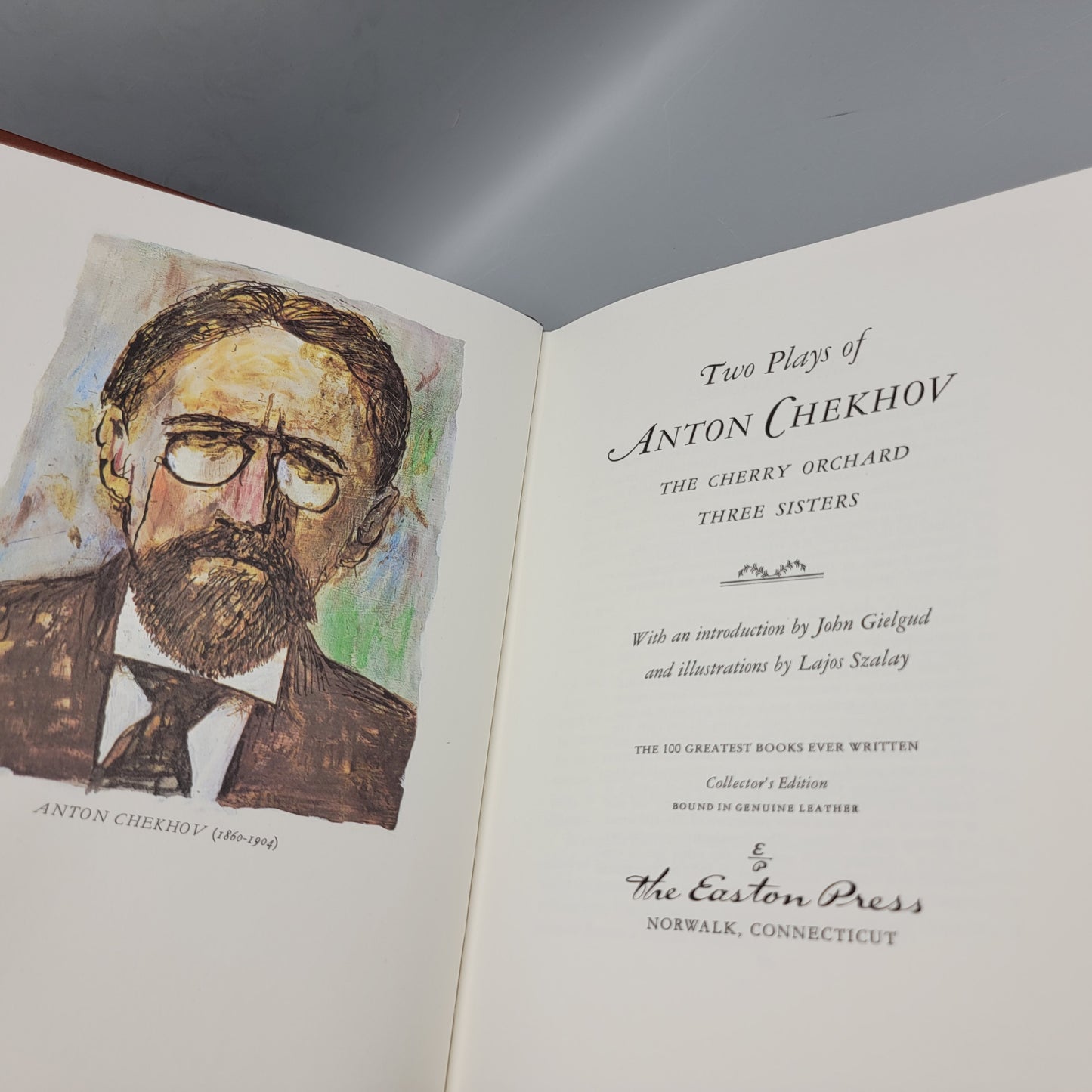 Easton Press Leatherbound Book - The Plays of Anton Checkov