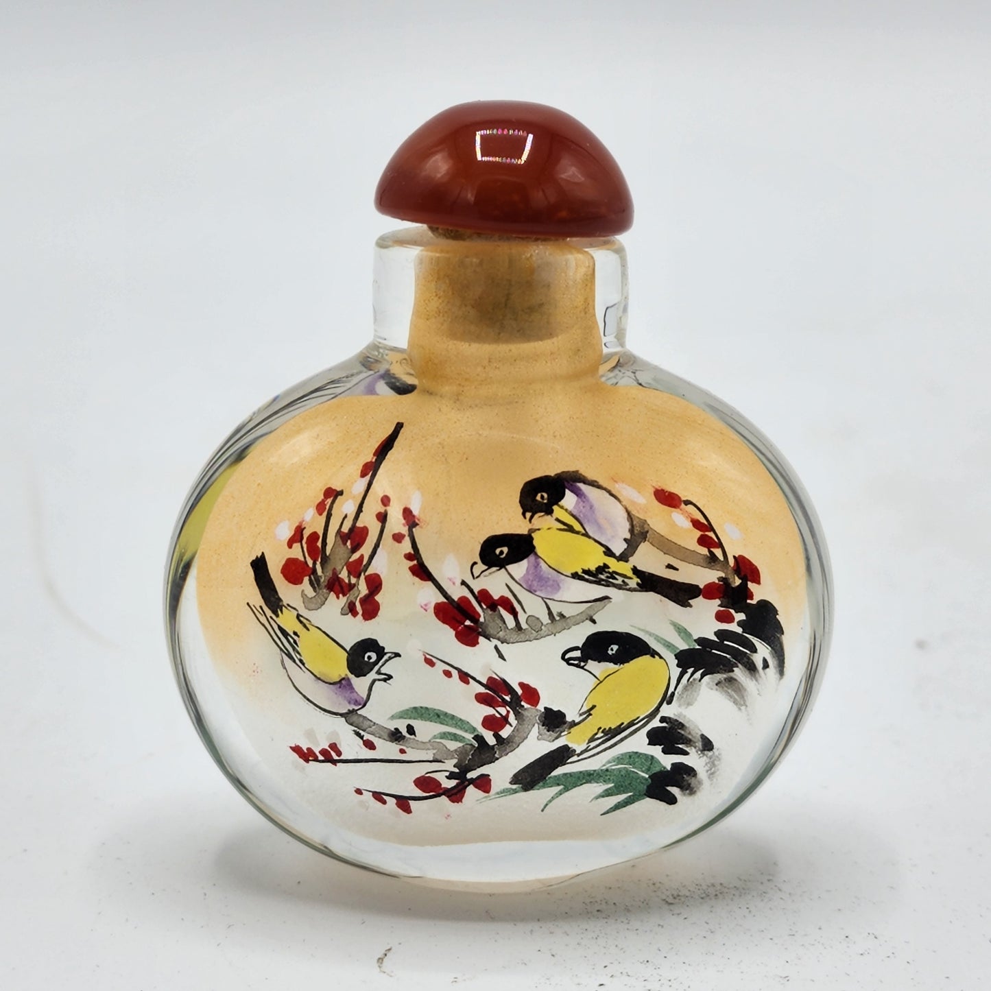 Reverse Painted Asian Snuff Bottle