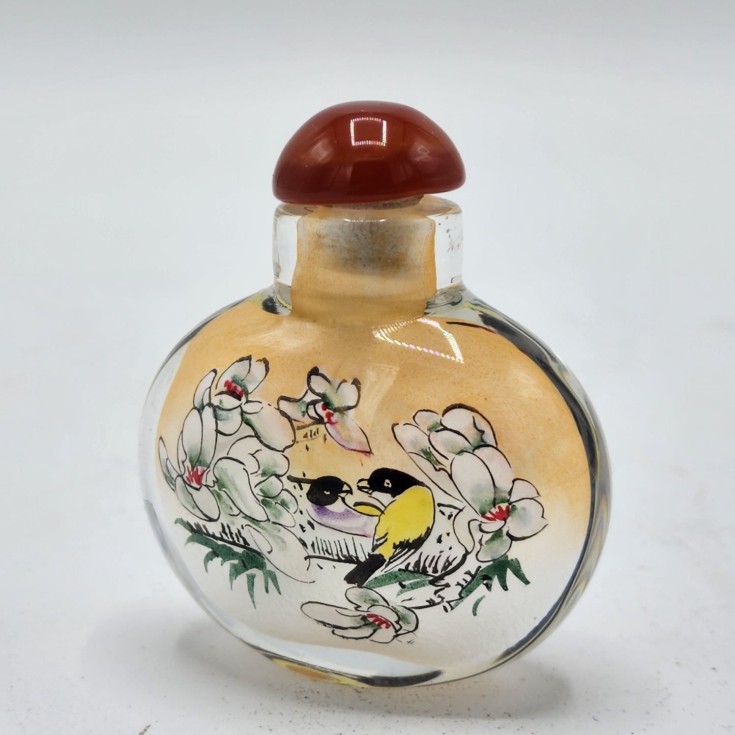 Reverse Painted Asian Snuff Bottle