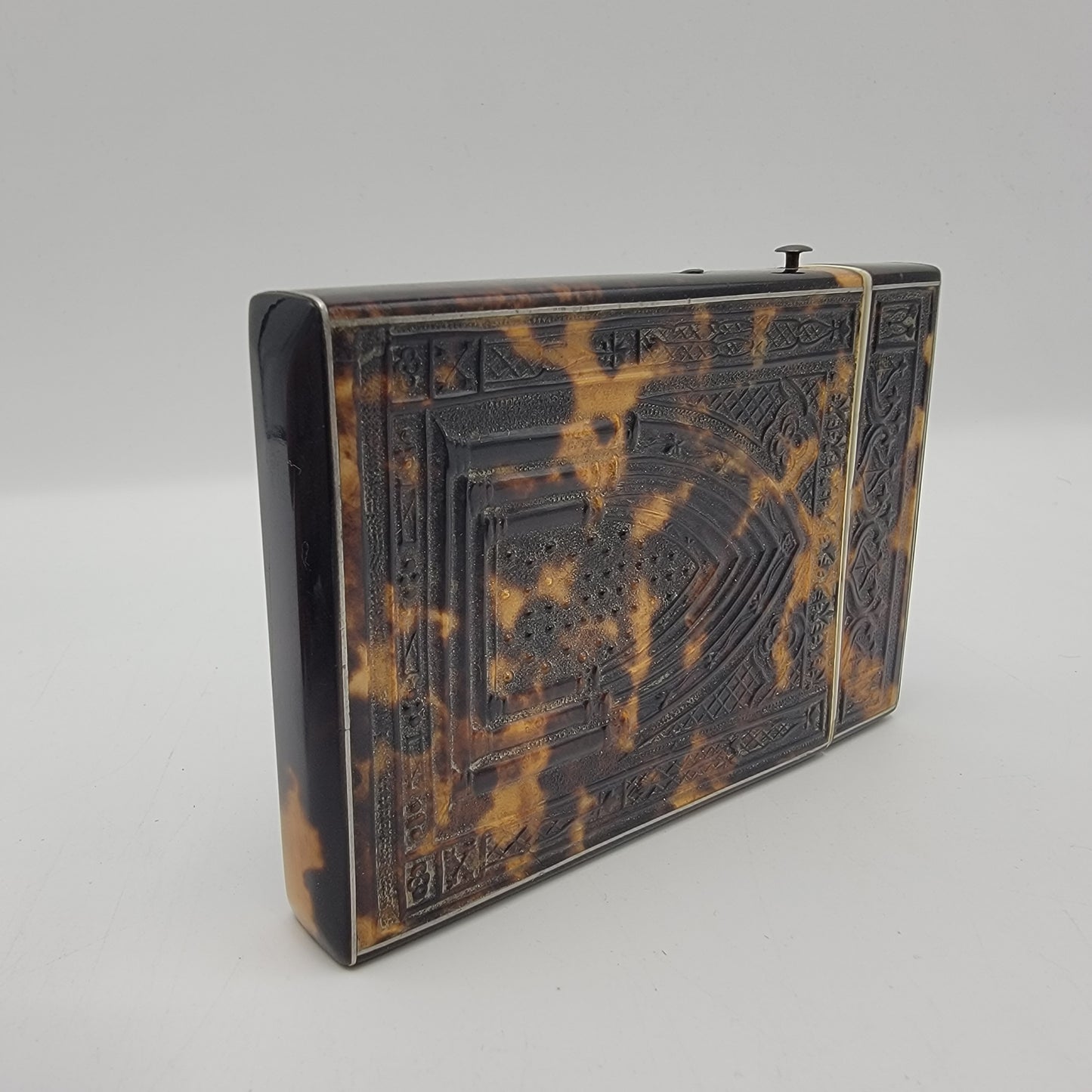 Mid 19th c Tortoiseshell Calling Card Case