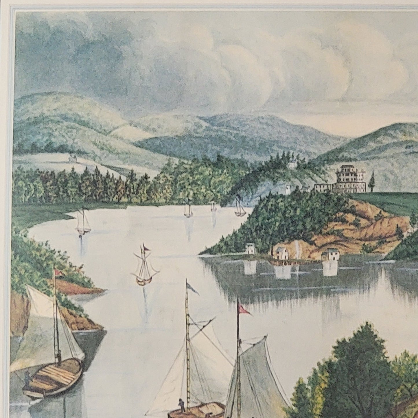 Folk Art Delaware Water Gap Print