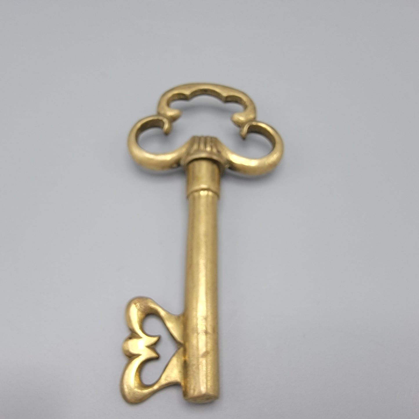 Aubock-Style Brass Key Paperweight