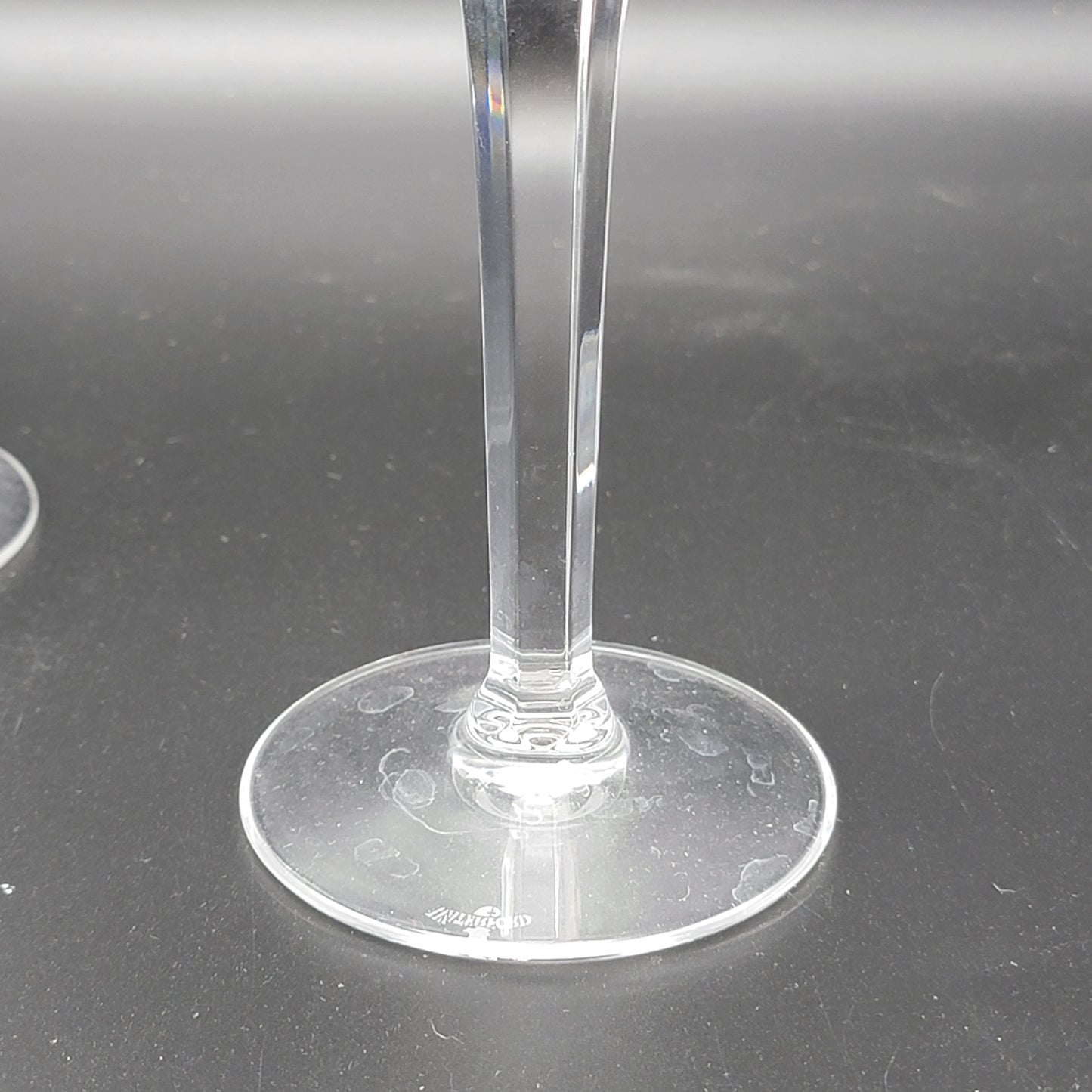 Pair of Waterford Crystal Millennium Peace Dove Toasting Champagne Flutes