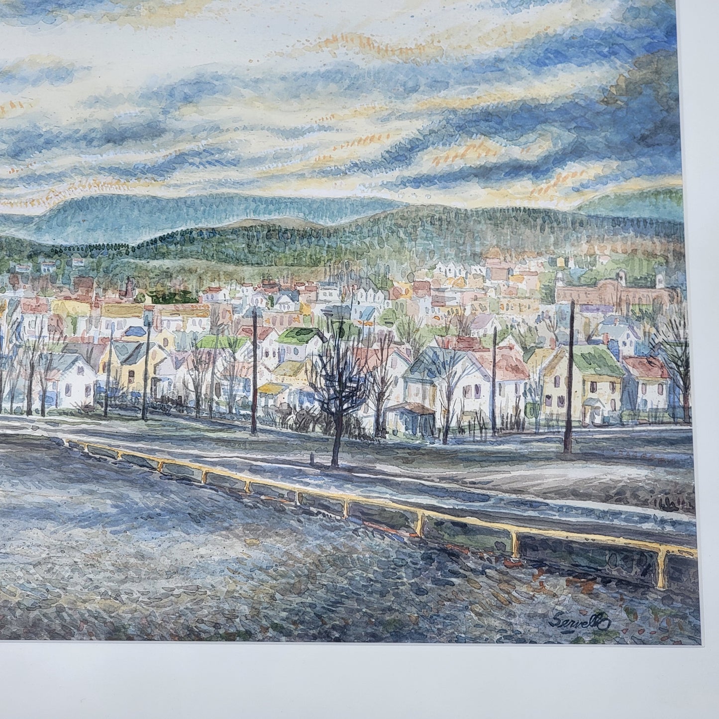 Joe Servello Watercolor View of Altoona