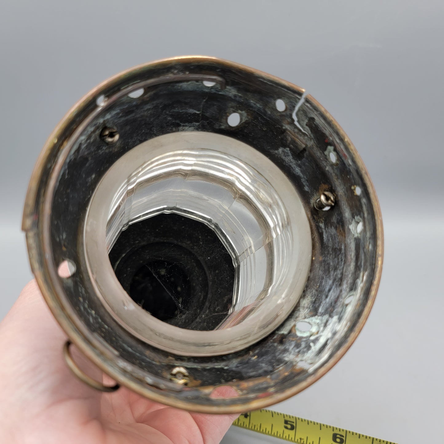 Triplex Brass Lantern