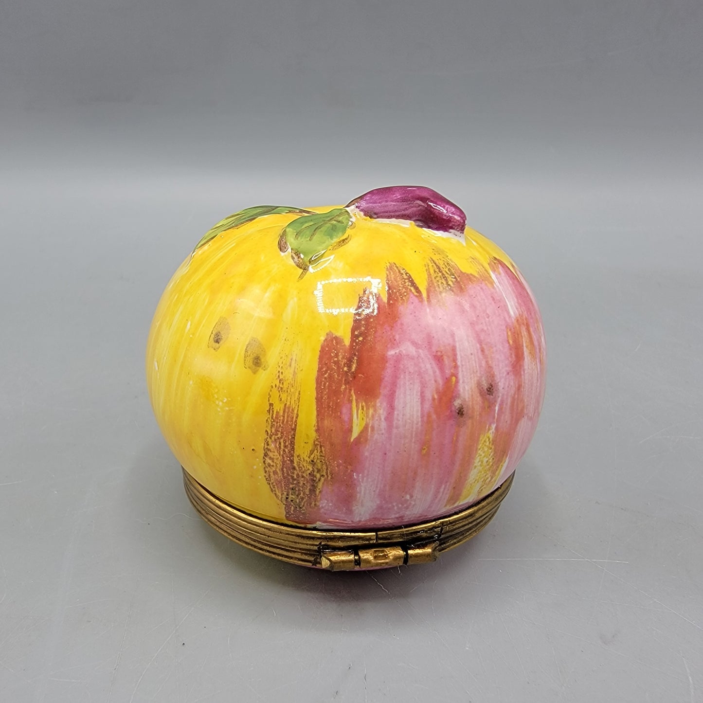 Limoges Porcelain Apple Box