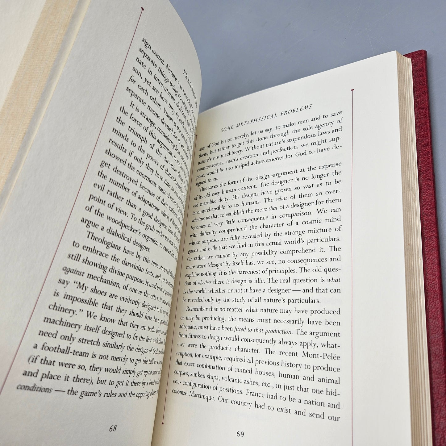 Leatherbound Book William James "Pragmatism" Franklin Library