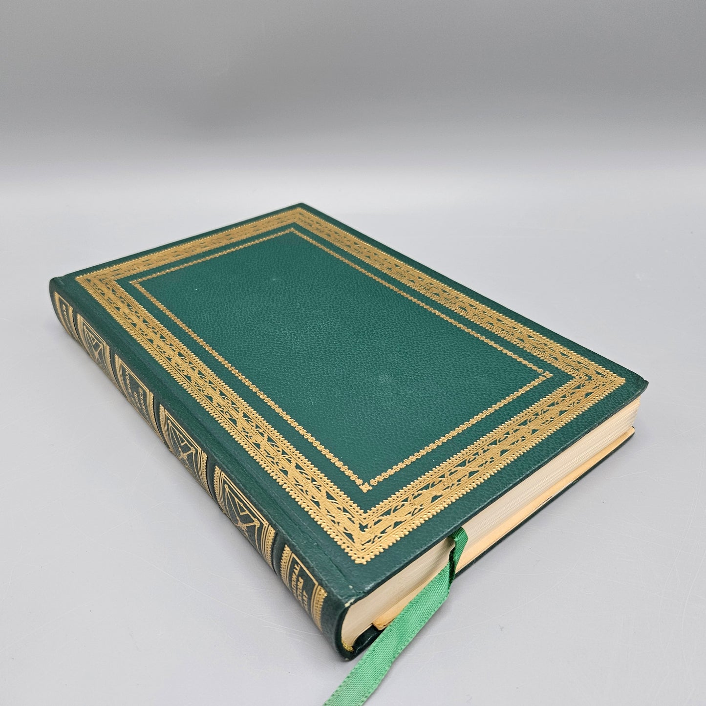 Leatherbound Book W Somerset Maugham "The Moon and Sixpence"
