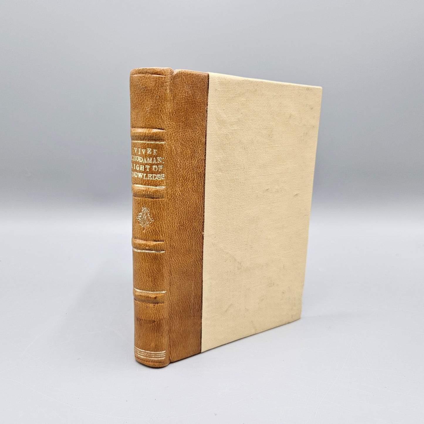 Leatherbound Book Shankaracharya "Vivek Chudamani Light of Knowledge"
