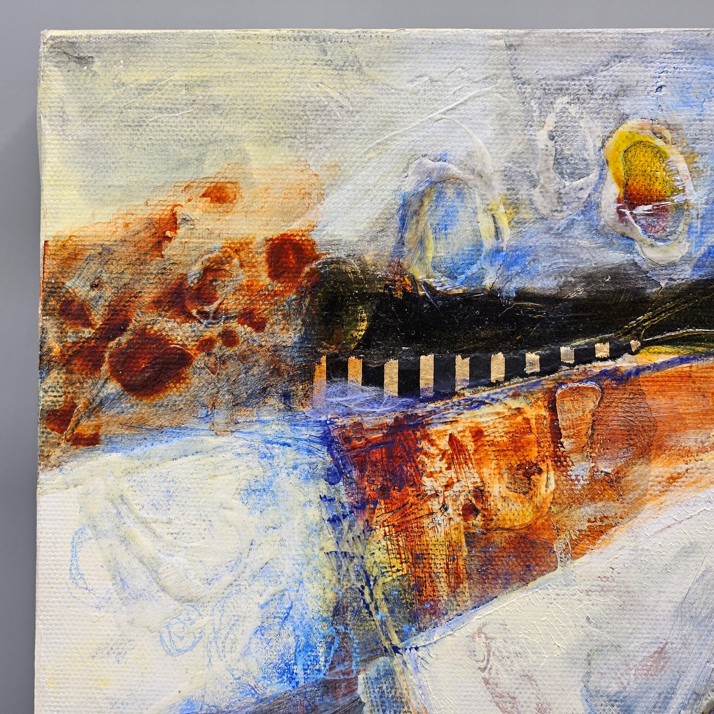 Abstract Artwork with Illegible Signature