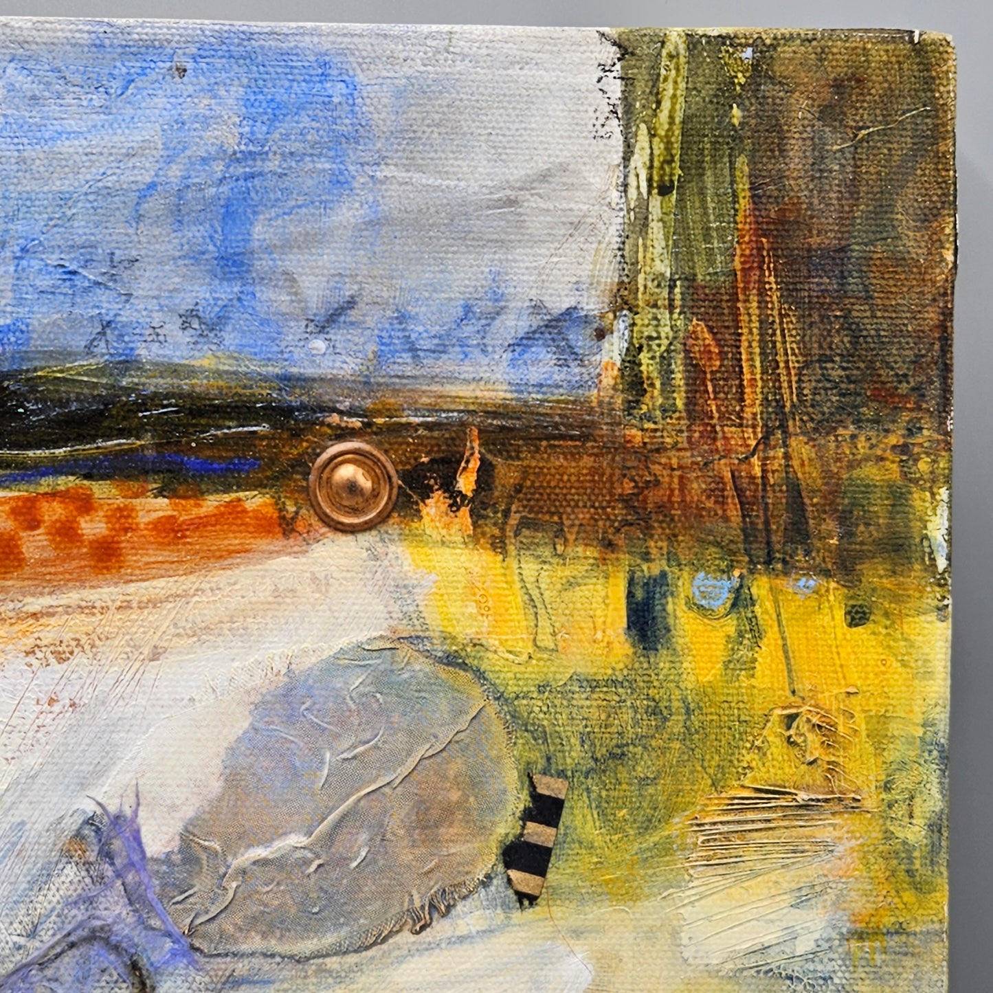 Abstract Artwork with Illegible Signature