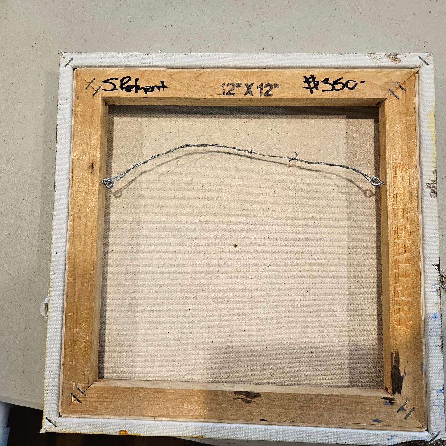 Abstract Artwork with Illegible Signature