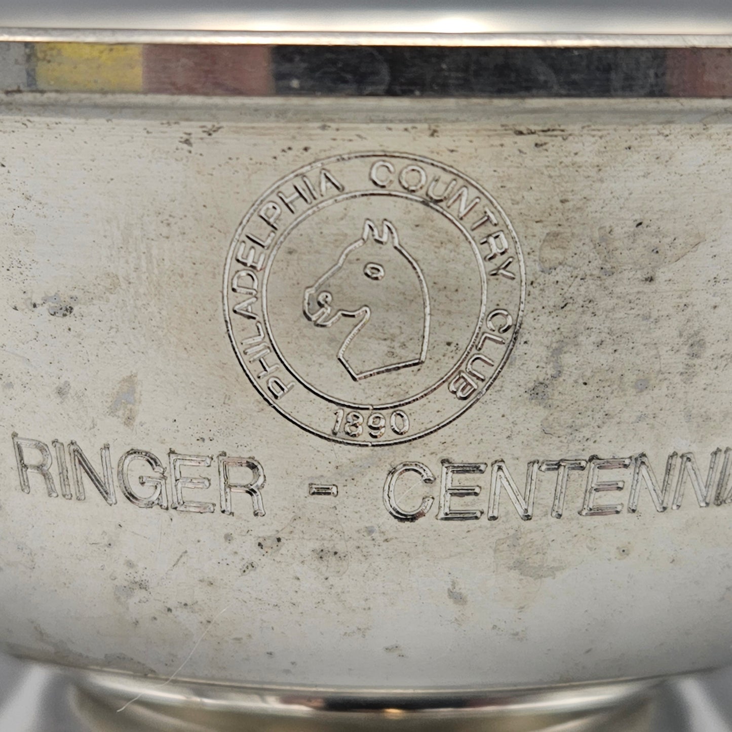 Woodbury Pewter Philadelphia Country Club Miniature Revere Bowl