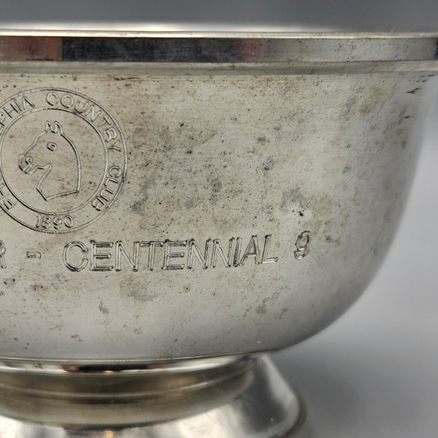 Woodbury Pewter Philadelphia Country Club Miniature Revere Bowl