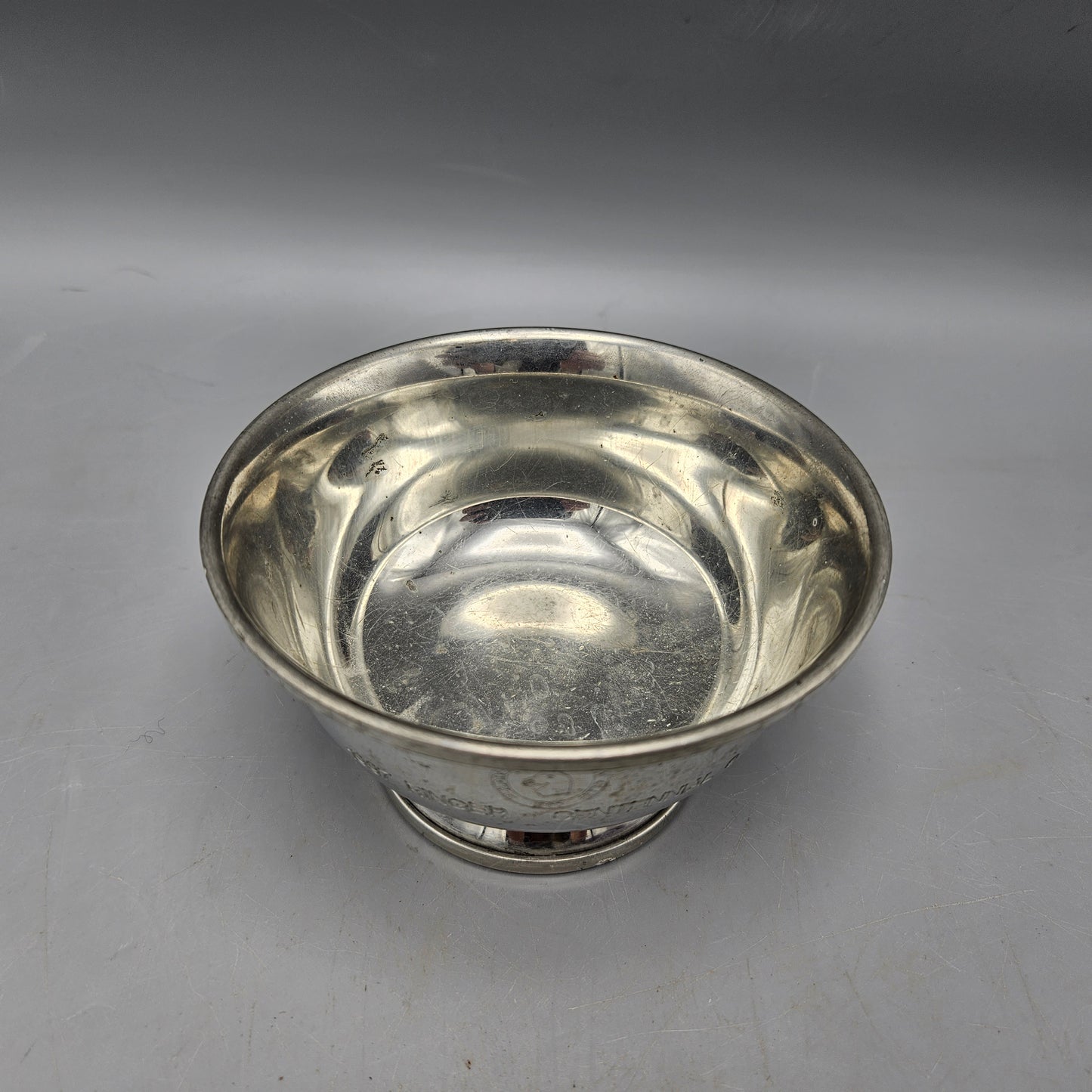 Woodbury Pewter Philadelphia Country Club Miniature Revere Bowl
