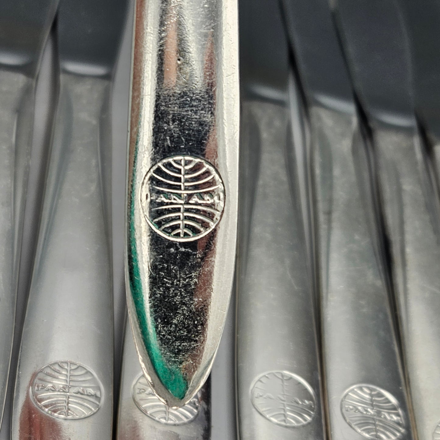 Pan Am Airlines Silverplate Butter Knives - Set of Ten