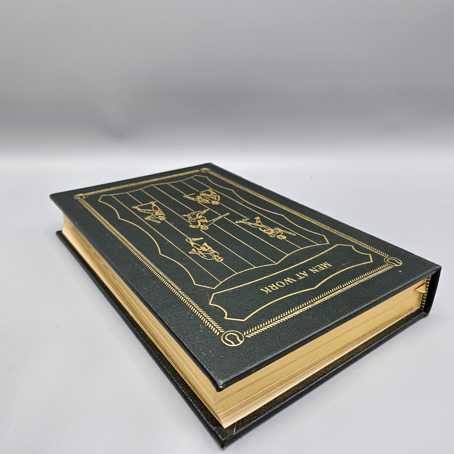 Leatherbound Book - George Will "Men at Work: The Craft of Baseball" Easton Press