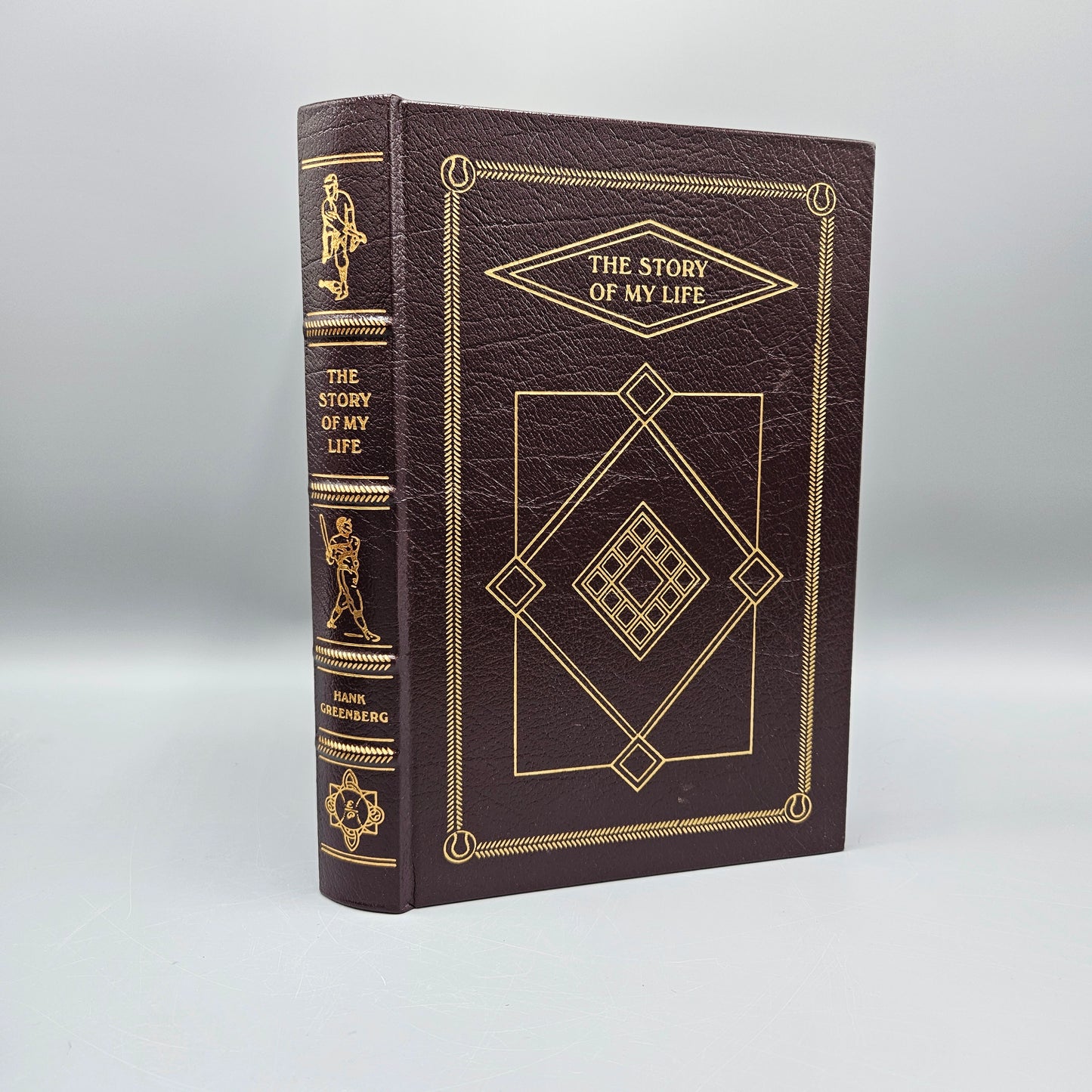 Leatherbound Book - Hank Greenberg "The Story of My Life" Easton Press