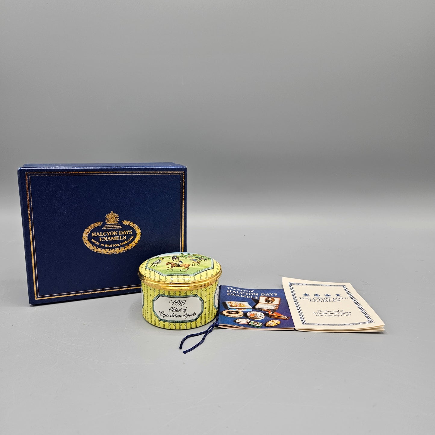 Halcyon Days Enamel Polo Box