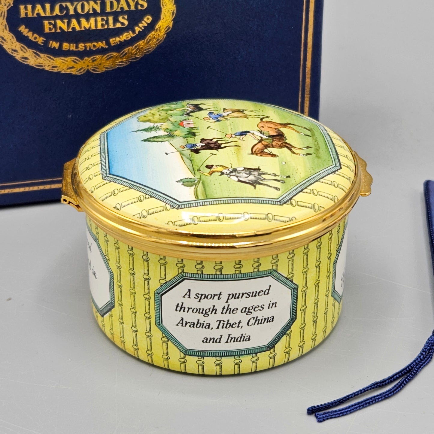 Halcyon Days Enamel Polo Box