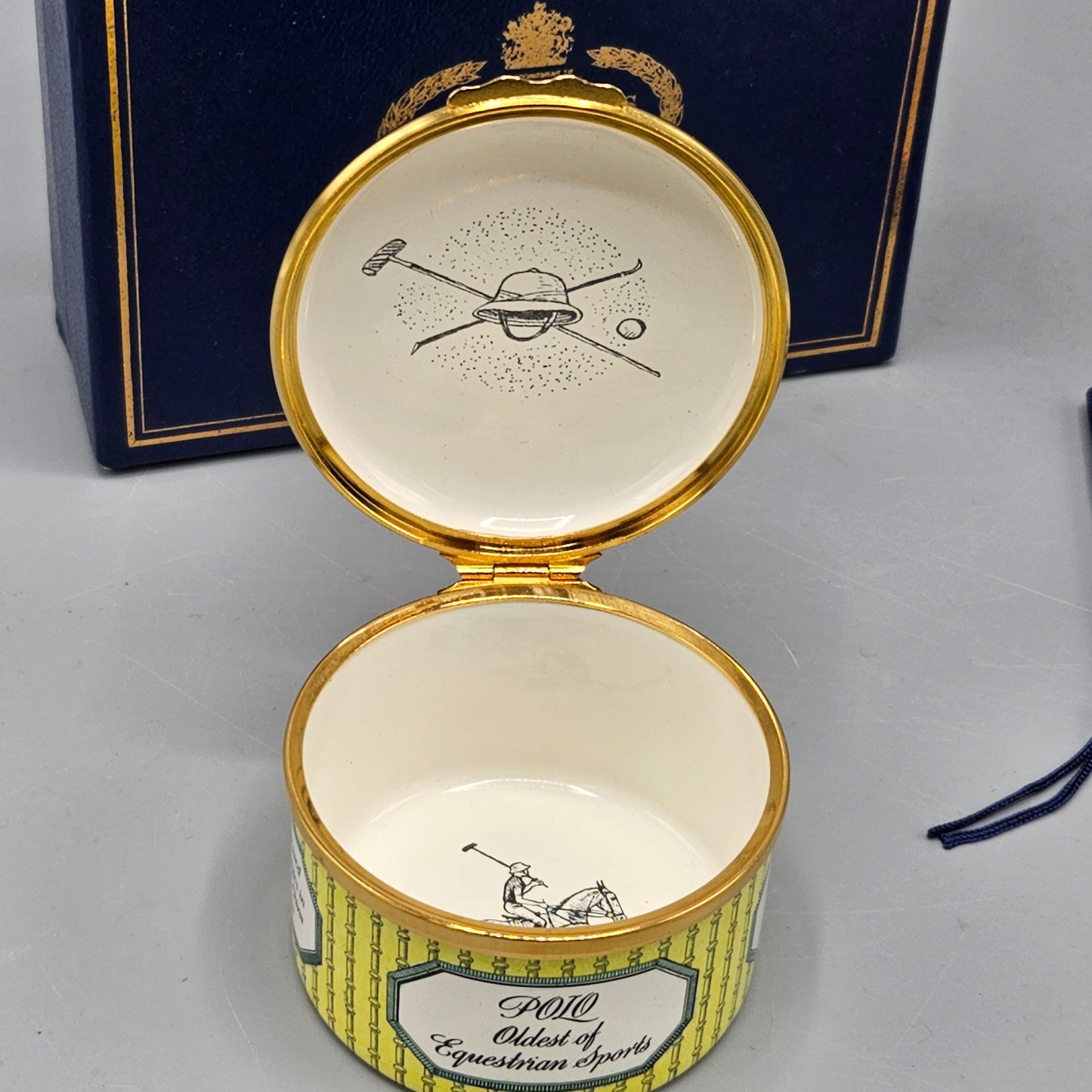 Halcyon Days Enamel Polo Box