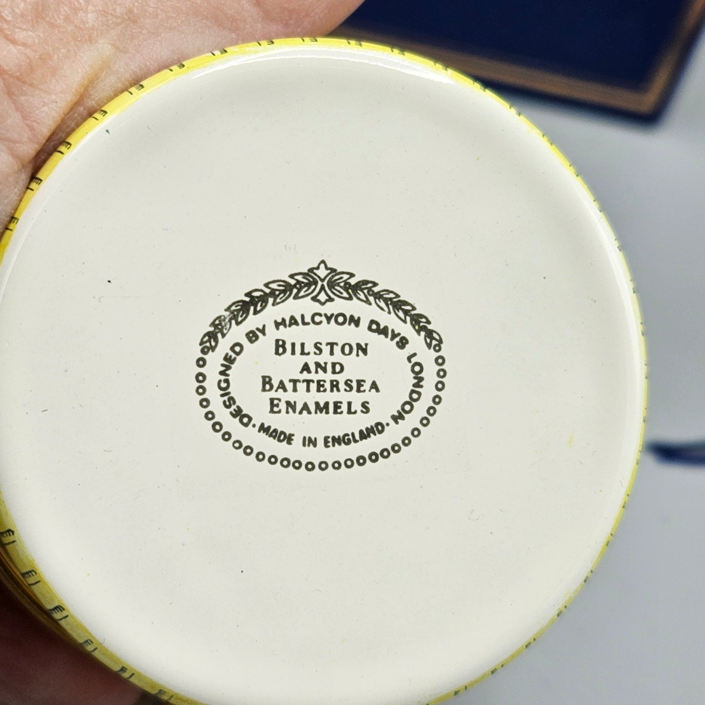 Halcyon Days Enamel Polo Box