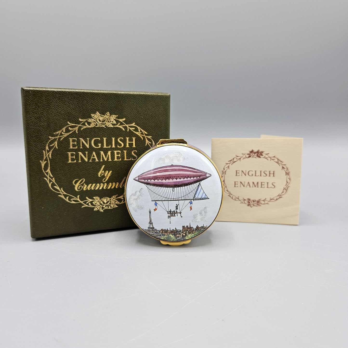 Crummles Enamels England Giffard Dirigible Box